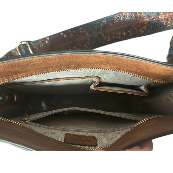 HKCLUF Crossbody Women’s Vegan Leather Hobo Bag 2‎ Adjustable Guitar Straps - Picture 6 of 16